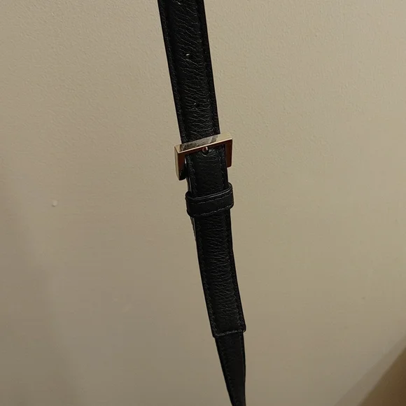 kate spade Black Pebbled Leather Crossbody Hobo with Tassel - Picture 6 of 6